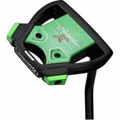 Used TaylorMade MySpider X Black/Green Putter In Awesome Condition -Golf Club Shop taylormade myspider x black green putter 2